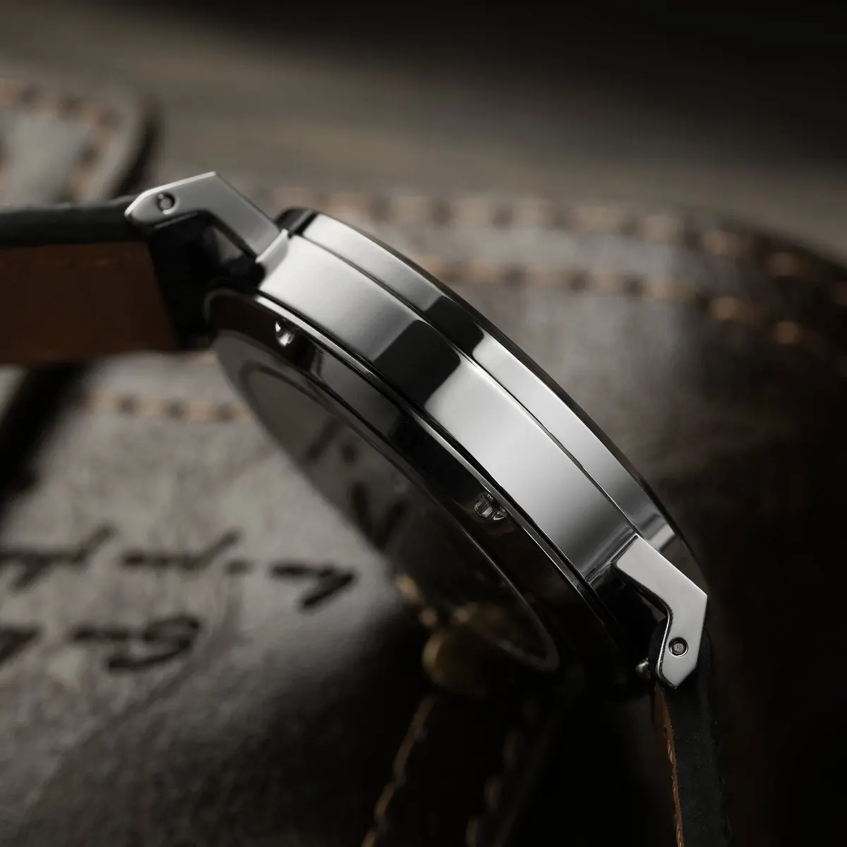 Montre Militado ML27 Mécanique manuel 36 mm – Noir · Bleu canard