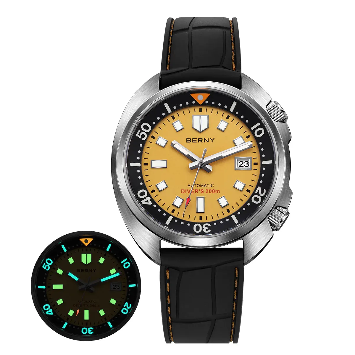 Montre Berny AM1970M Automatique – Jaune