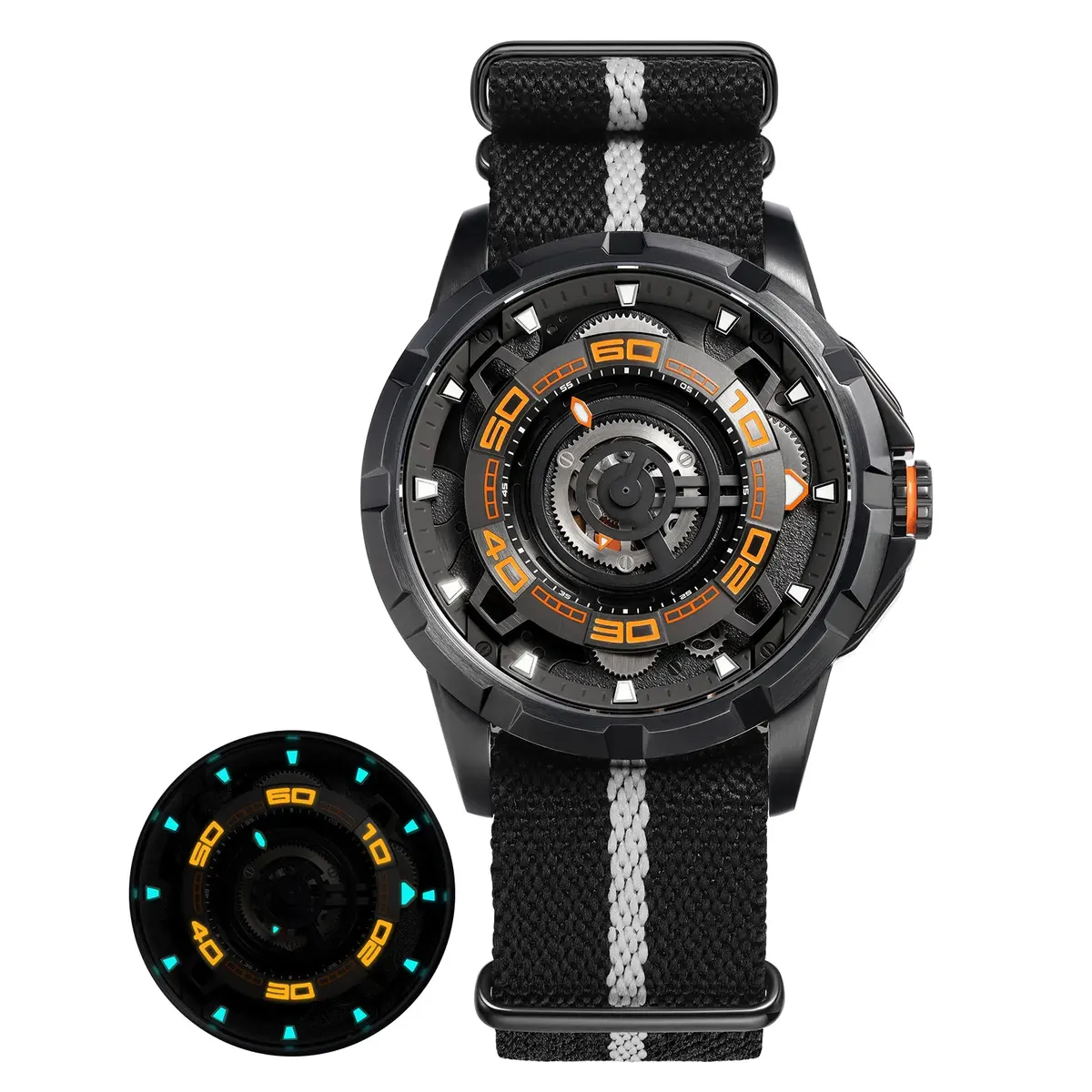 Montre Berny AM198MNY Automatique – Réf. AM198MNY-BLK
