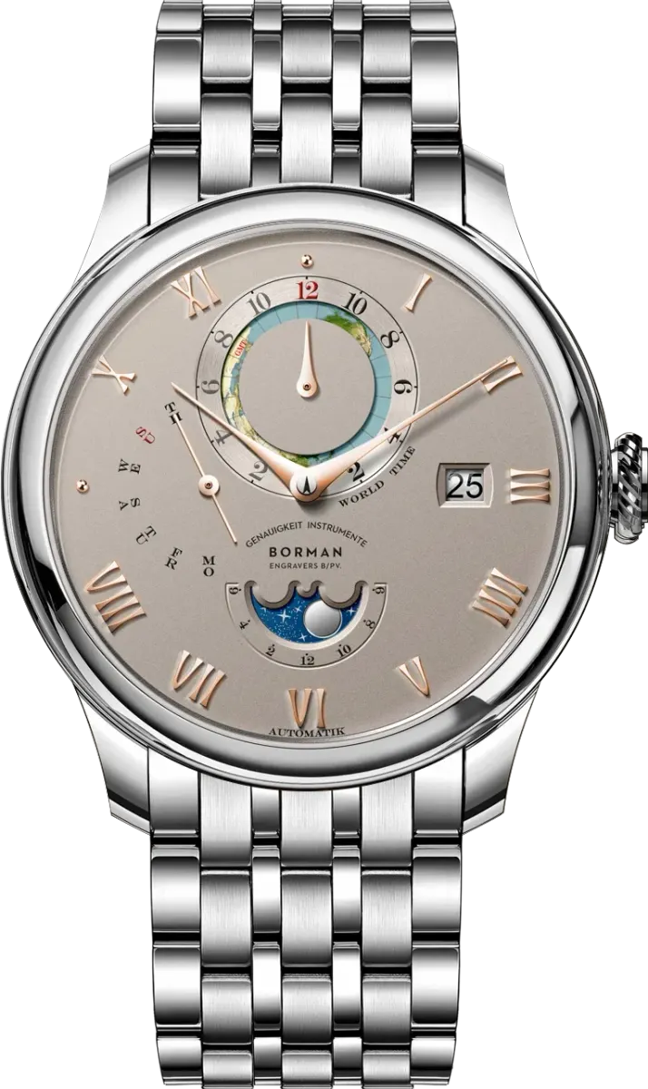 Montre Borman Automatique 40 mm – Argent