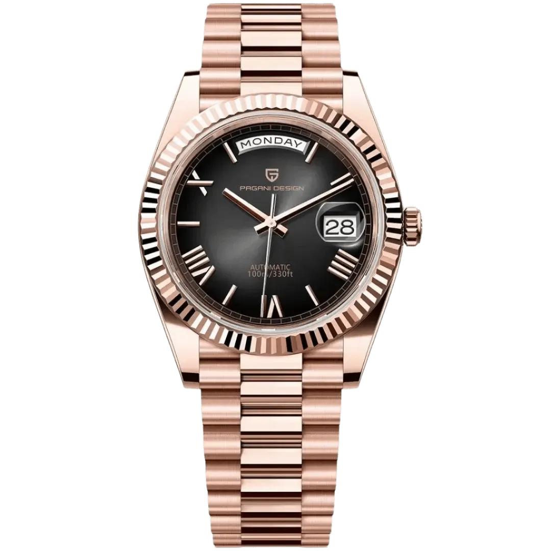 Montre Pagani Design Automatique 40 mm – Rose or noir