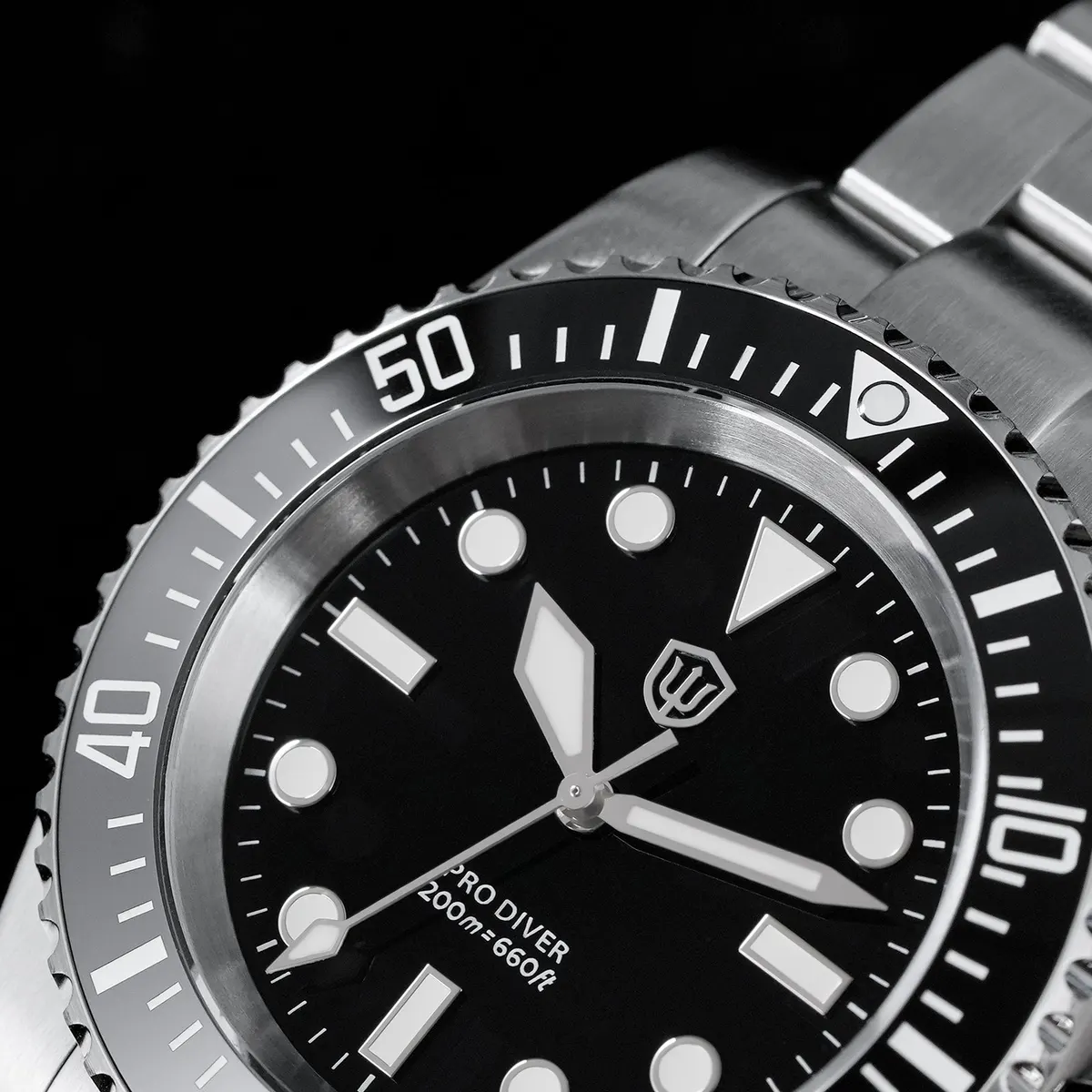 Montre Watchdives WD1680Q Quartz 39 mm – Lunette verte