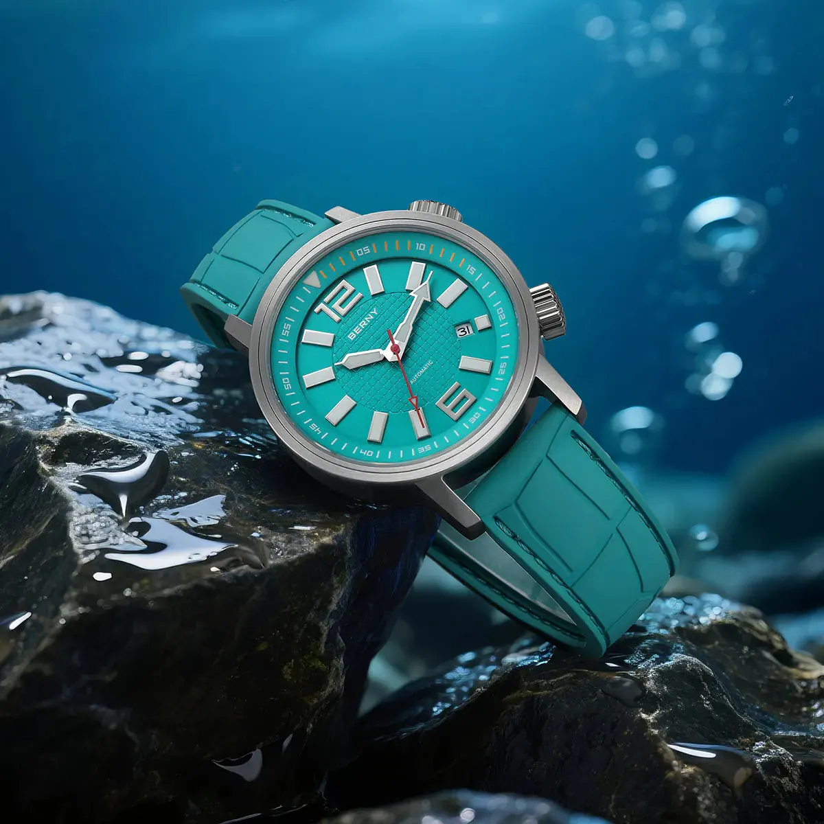 Montre Berny AM181M – Vert / Vert