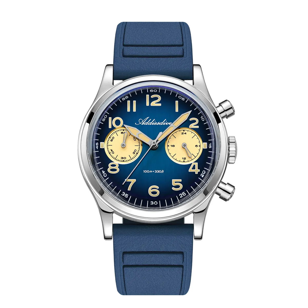 Montre Addiesdive AD2516 Méca-quartz 38 mm – Bleu