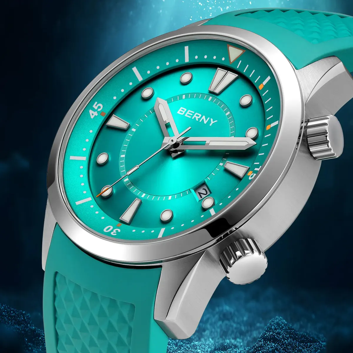 Montre Berny AM539M – Bleu clair