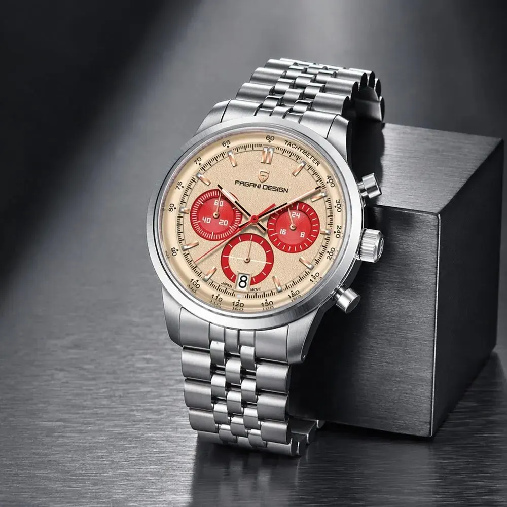 Montre Pagani Design Méca-quartz 41 mm – Jaune
