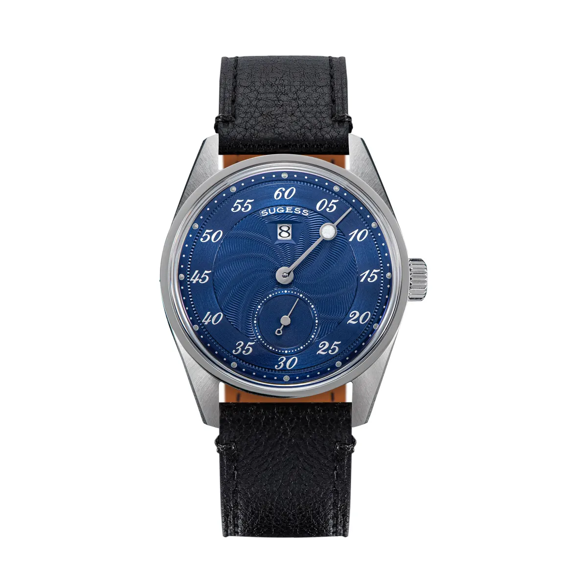 Montre Sugess S451-1 Automatique 38 mm – Bracelet noir cuir