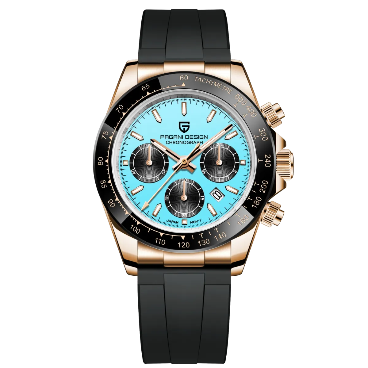 Montre Pagani Design Méca-quartz 40 mm – Or bleu