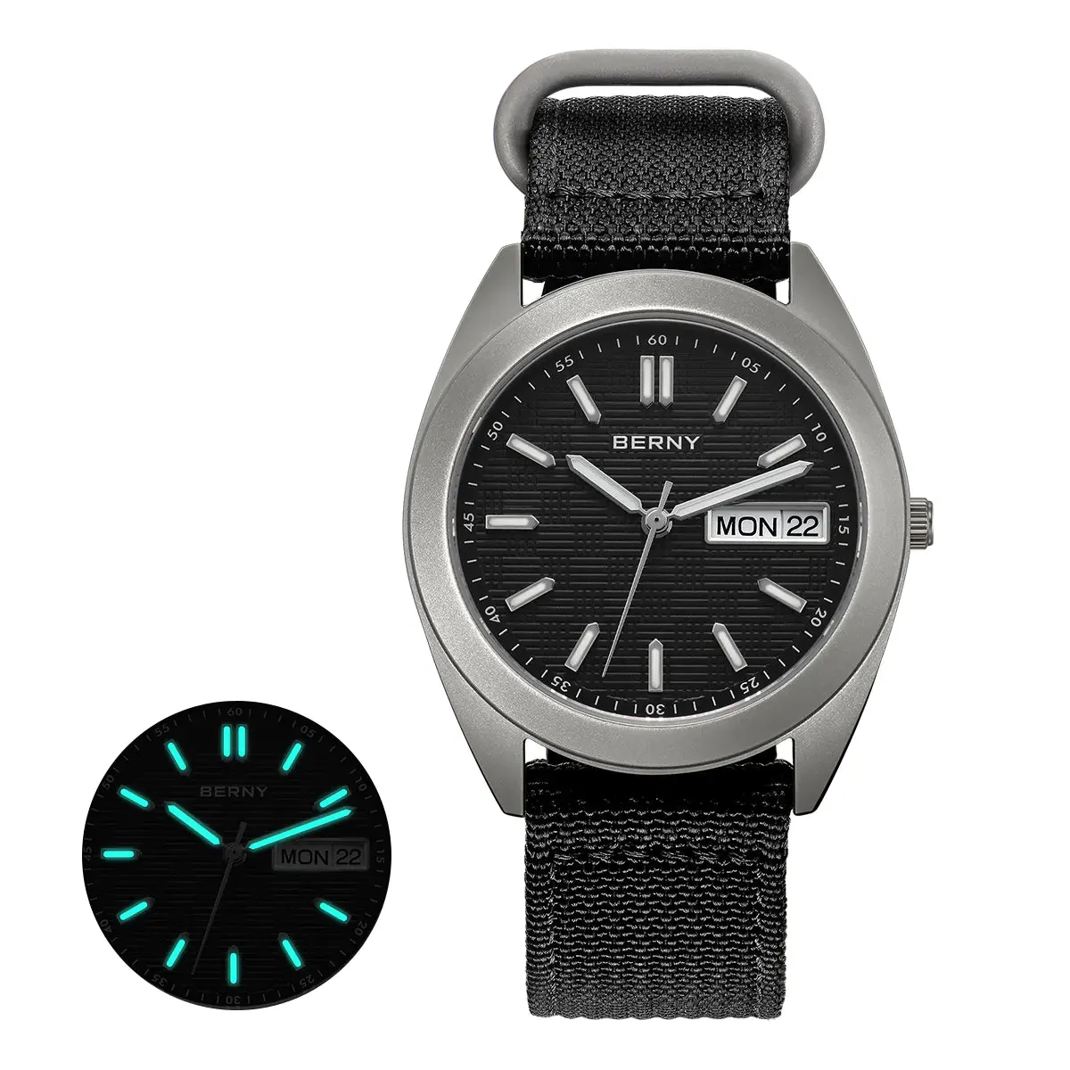 Montre Berny T2597M Quartz – Noir