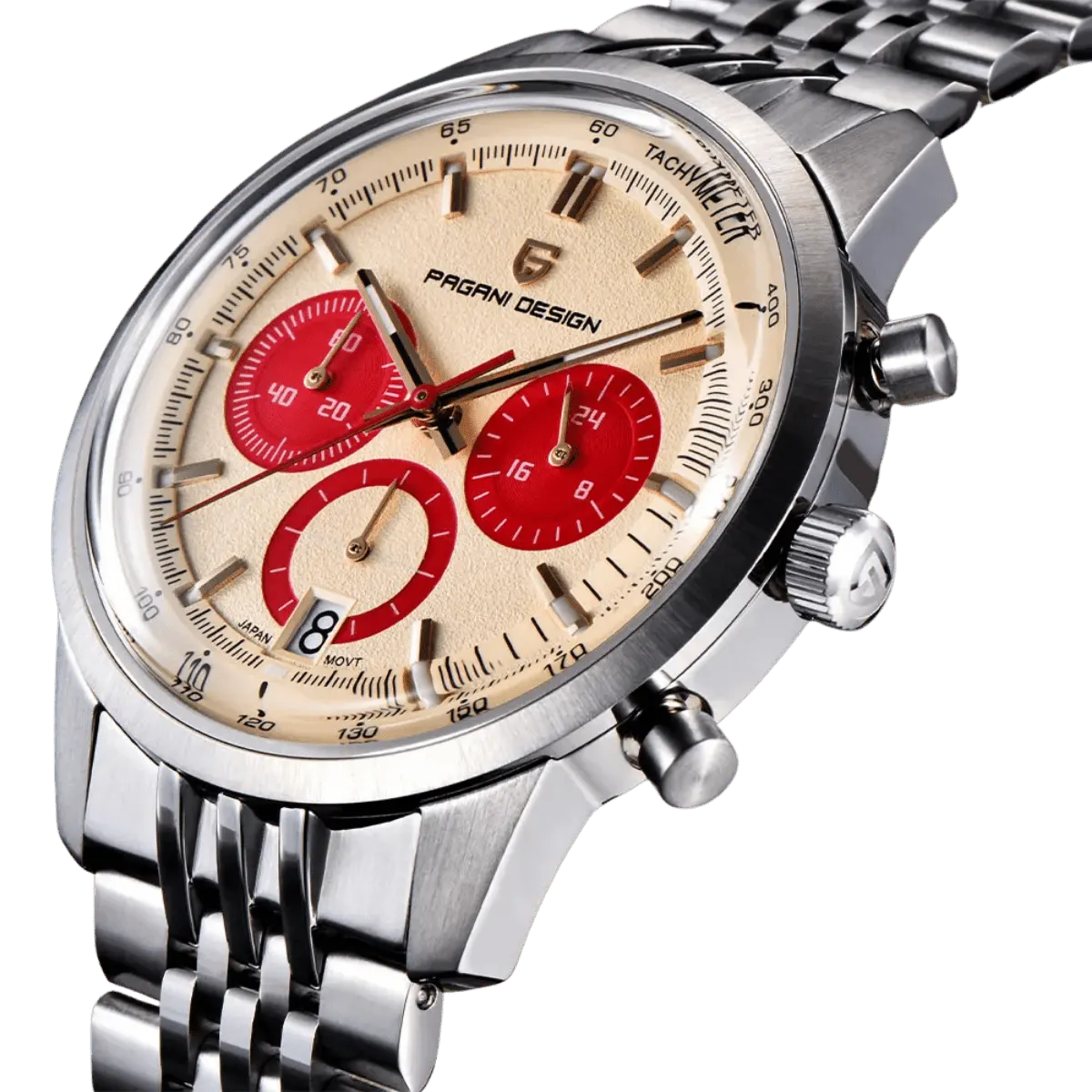 Montre Pagani Design Méca-quartz 41 mm – Jaune
