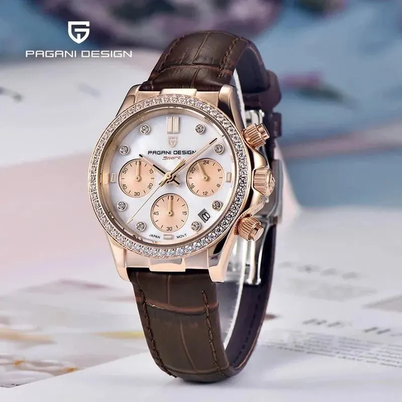 Montre Pagani Design Quartz 36 mm – Blanc