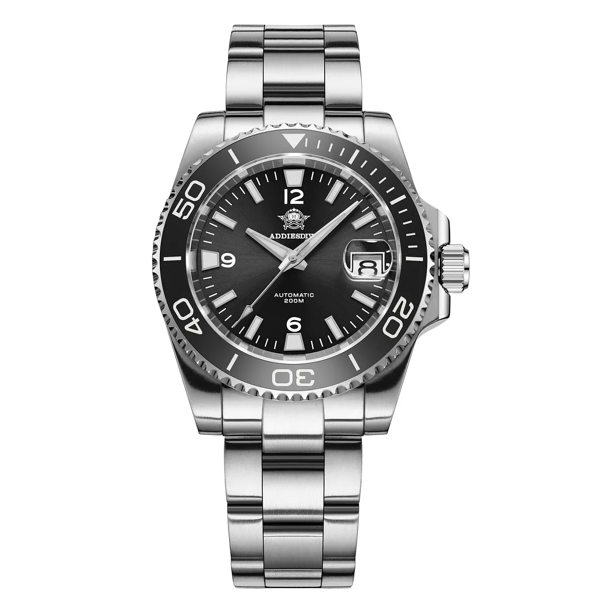 Montre Addiesdive AD2085 Automatique 42,6 mm – Noir