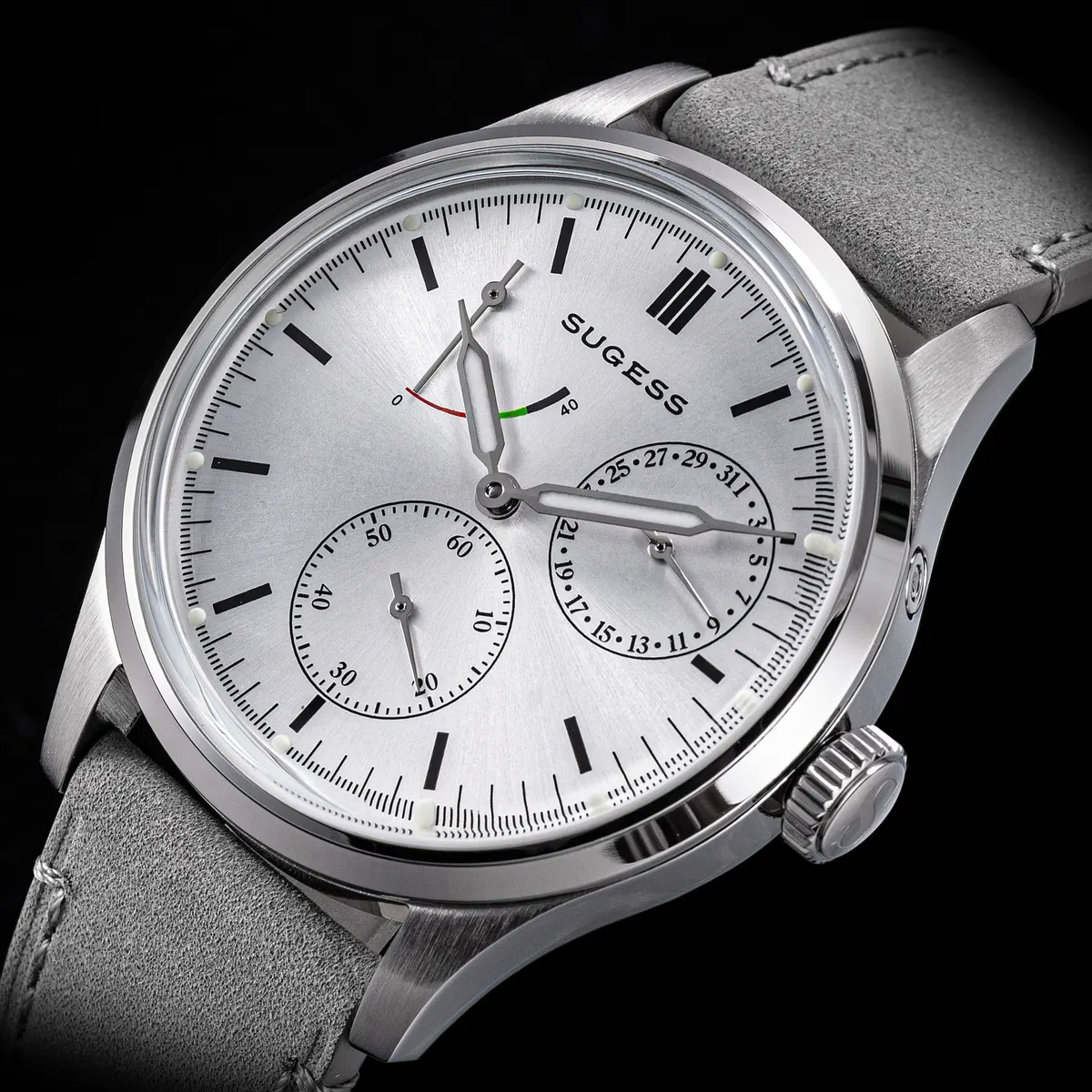 Montre Sugess S458 – Cadran argent