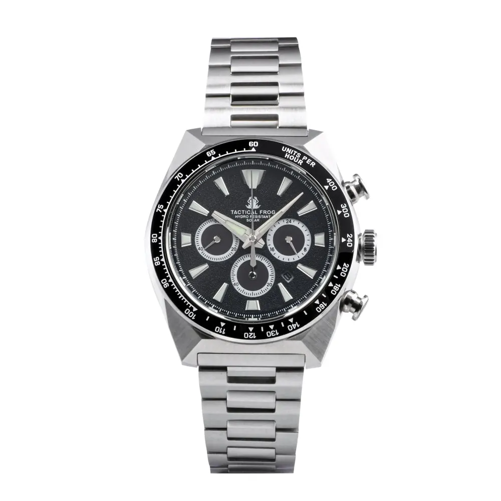 Montre Tactical Frog VS75 Solaire 43 mm – Noir
