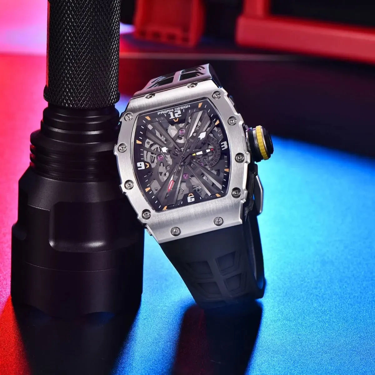 Montre Pagani Design Quartz 42 mm – Bleu