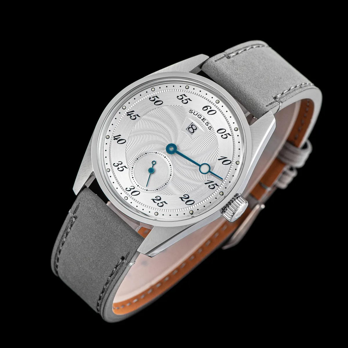 Montre Sugess S451-1 – Bracelet gris cuir