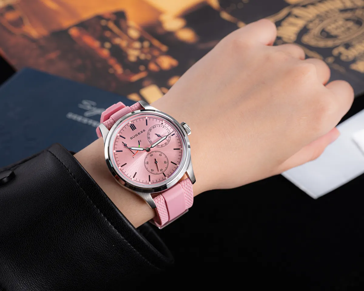 Montre Sugess S458 – Cadran rose