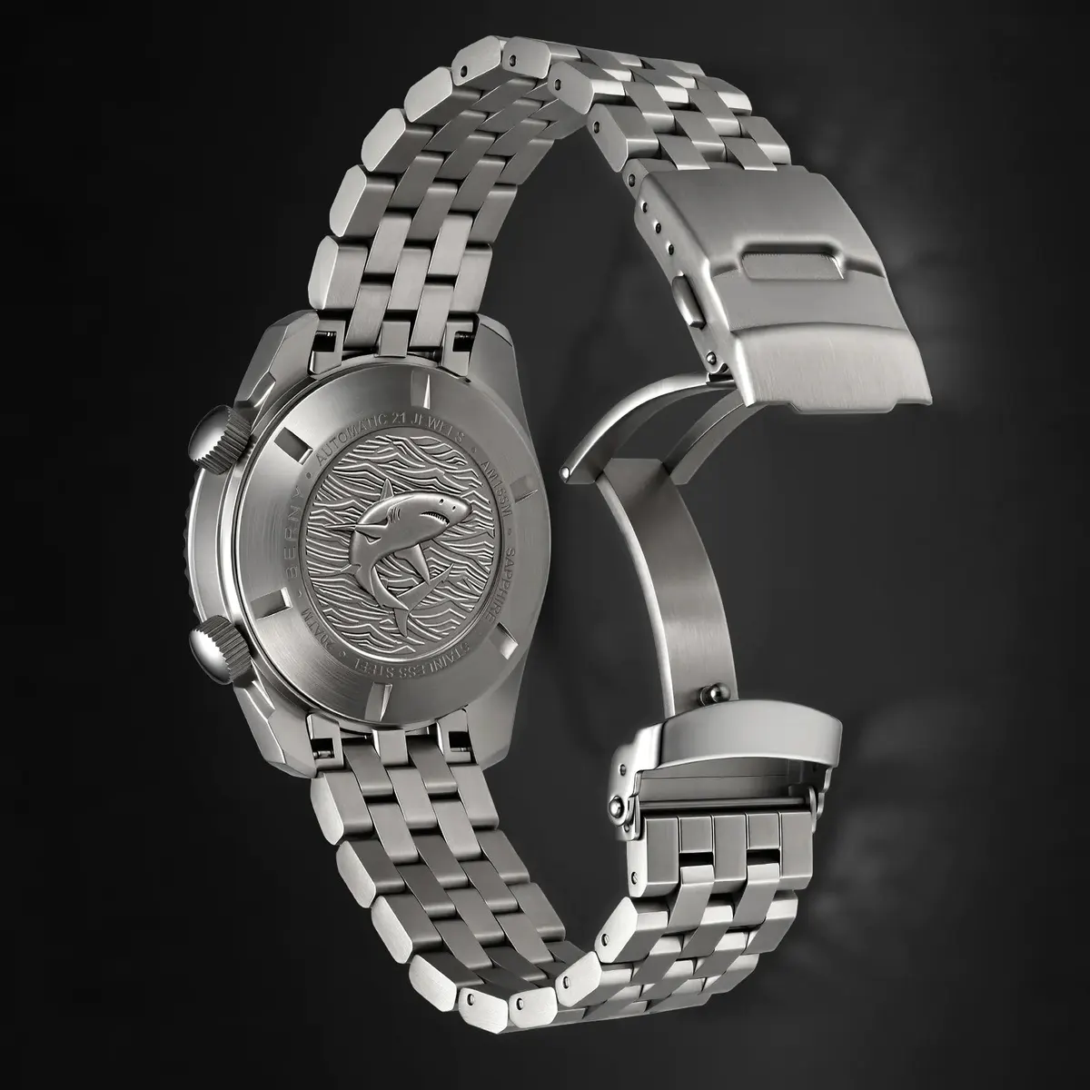 Montre Berny AM155MS – Argent / Orange