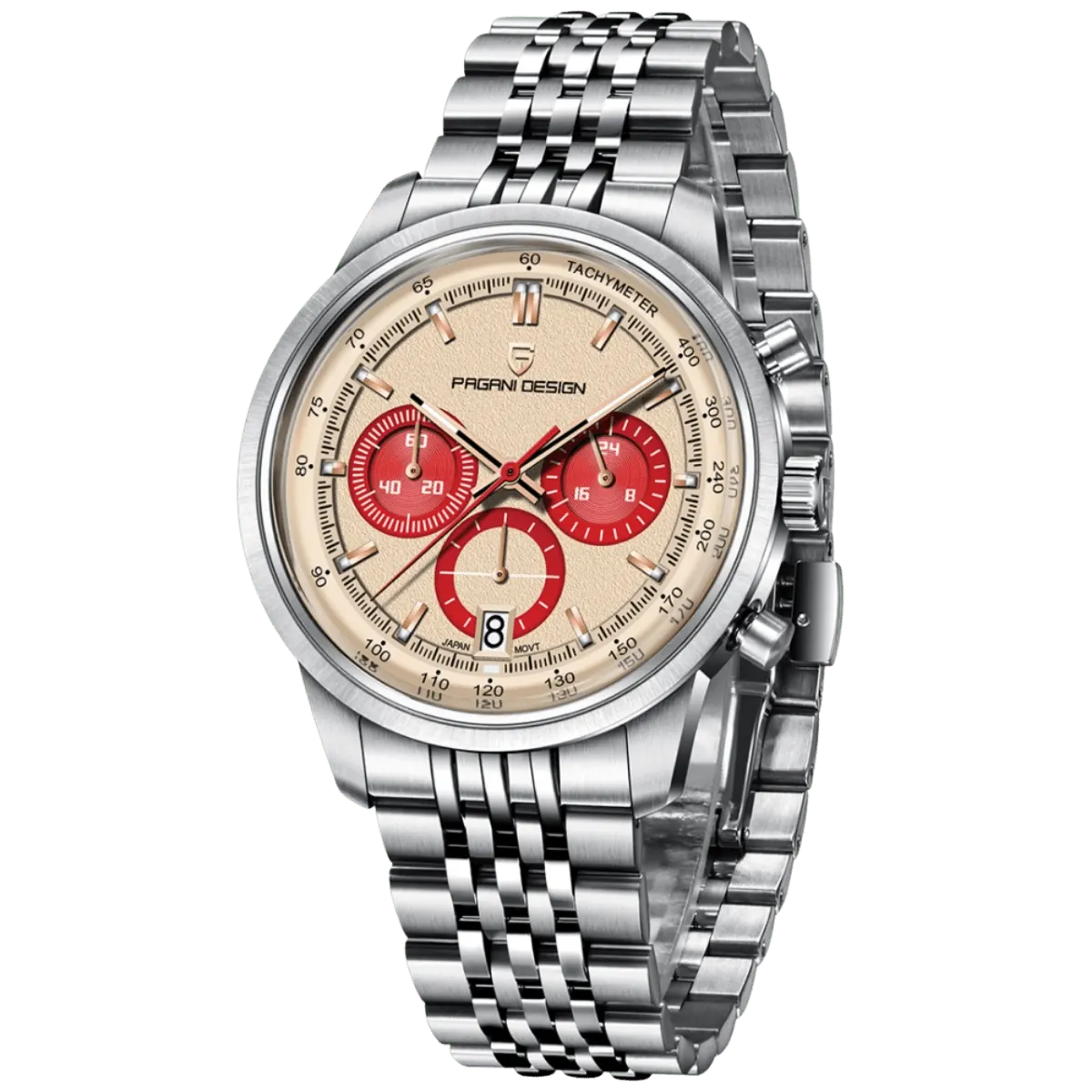 Montre Pagani Design Méca-quartz 41 mm – Jaune