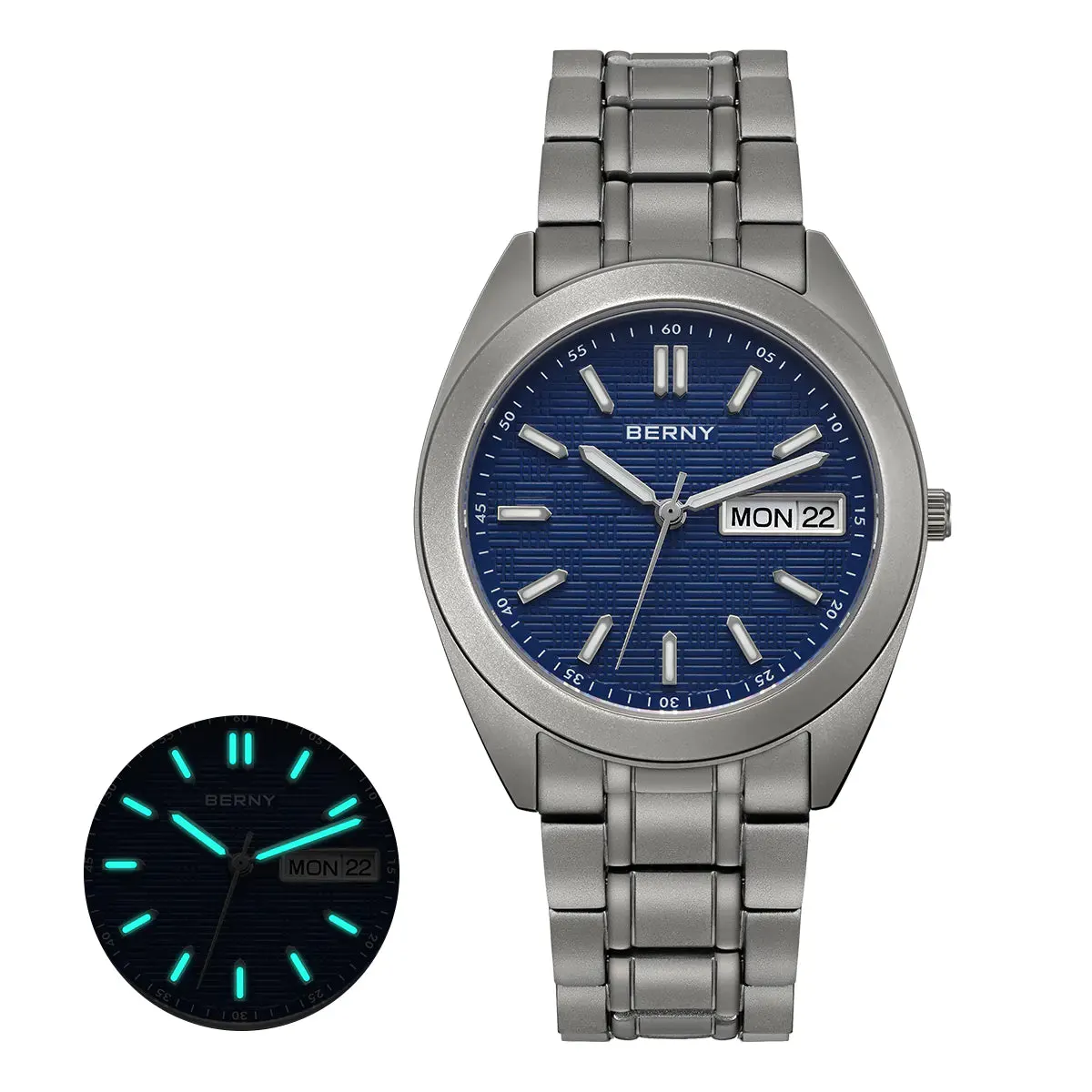 Montre Berny T2597MS Quartz – Bleu
