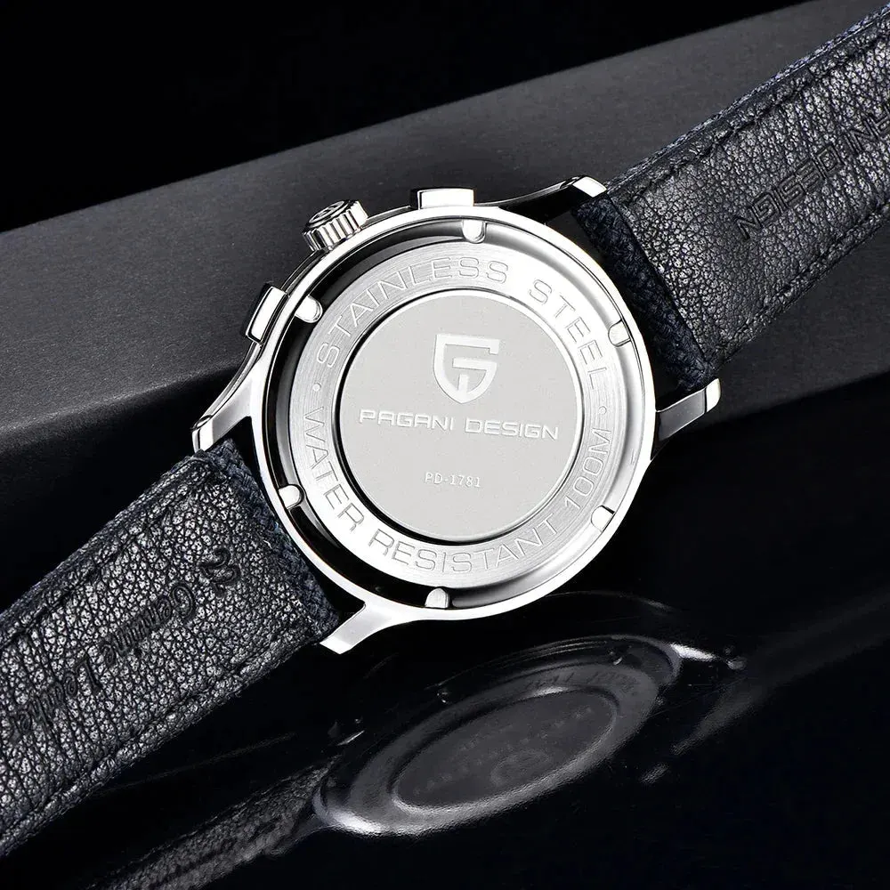 Montre Pagani Design Méca-quartz 40 mm – Bleu