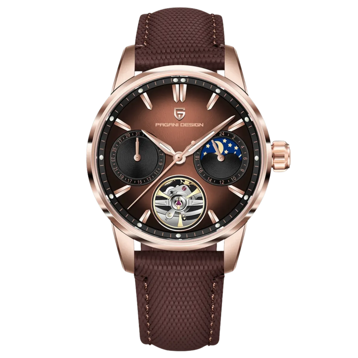 Montre Pagani Design PD-YS021 – Or marron