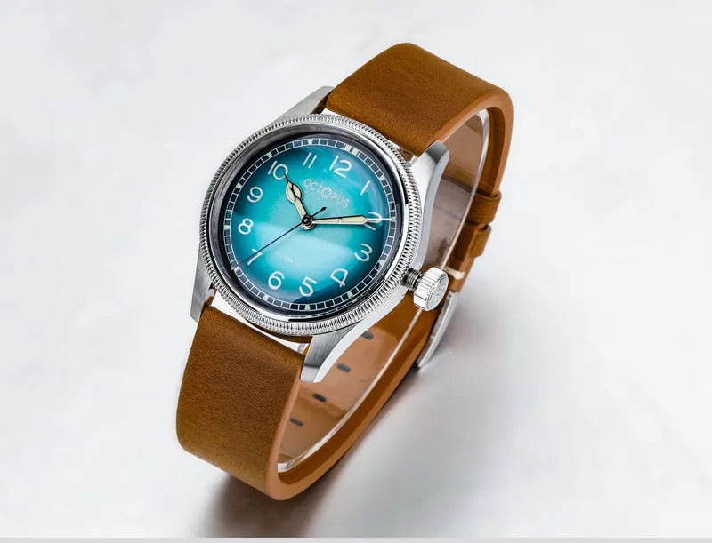 Montre Octopus Kraken Automatique 38 mm – Cadran dégradé bleu