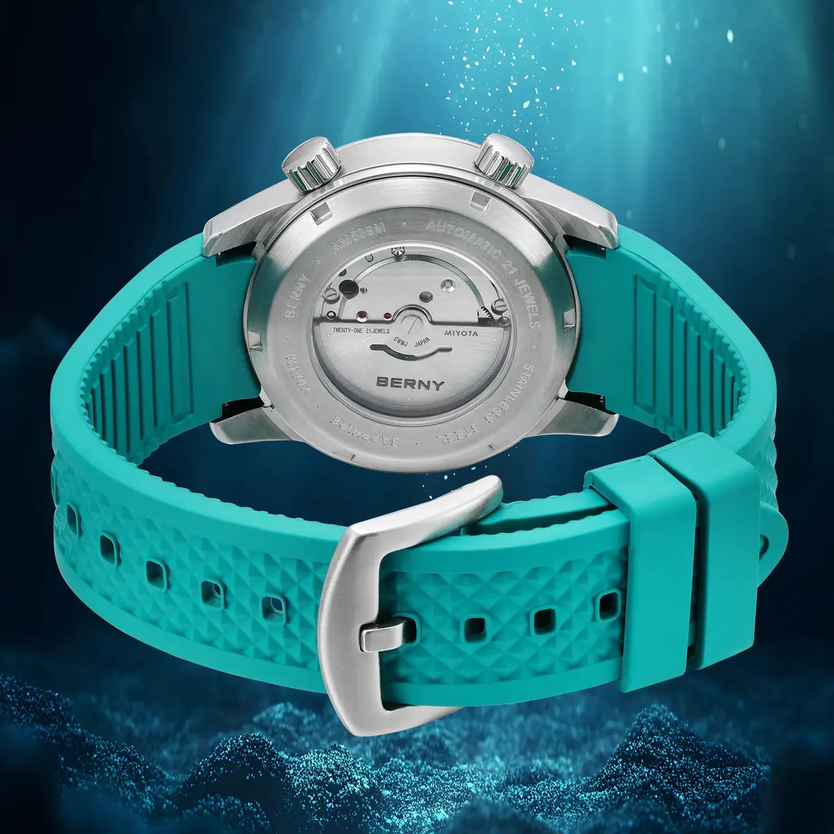 Montre Berny AM539M – Bleu clair