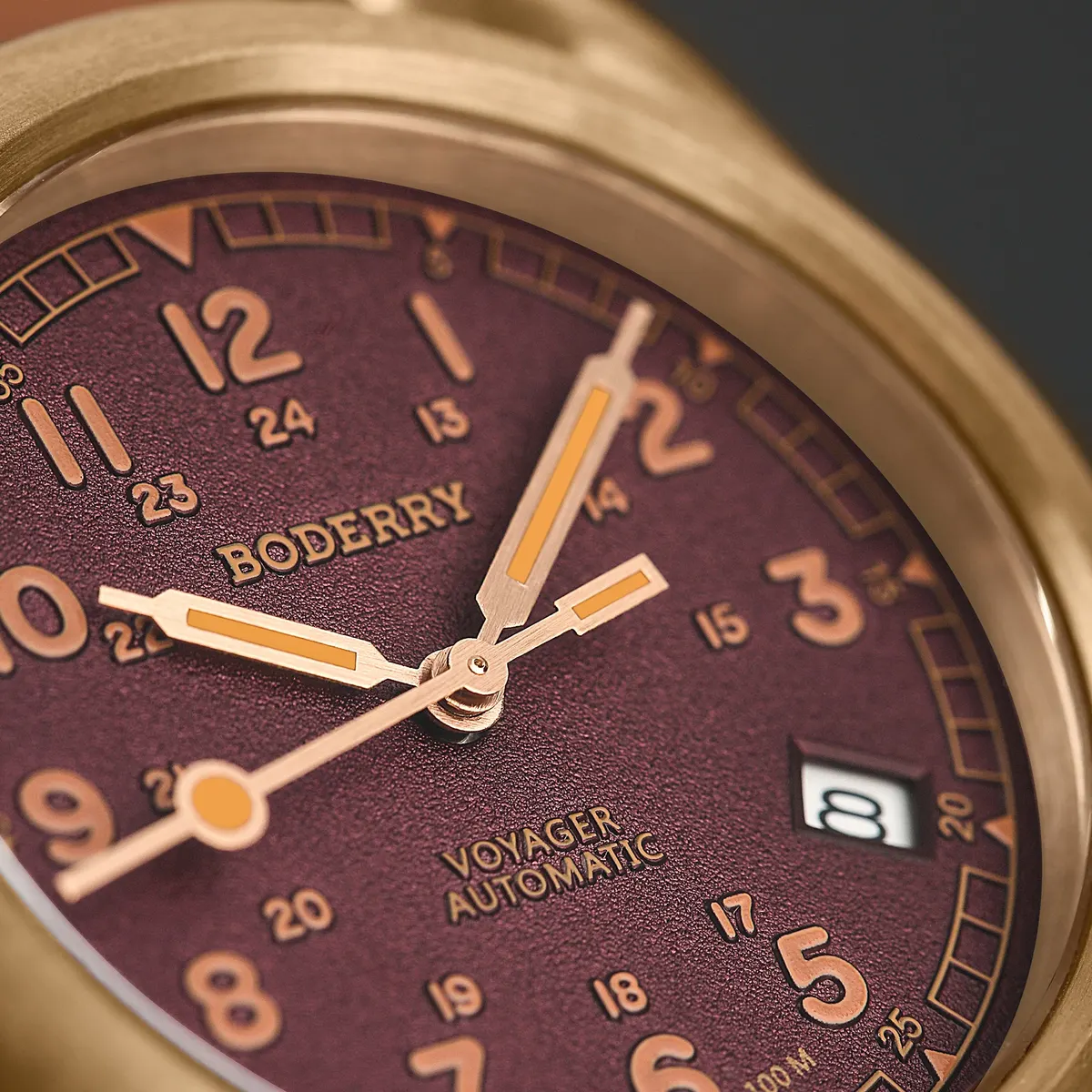 Montre Boderry Automatique 40 mm – Rouge