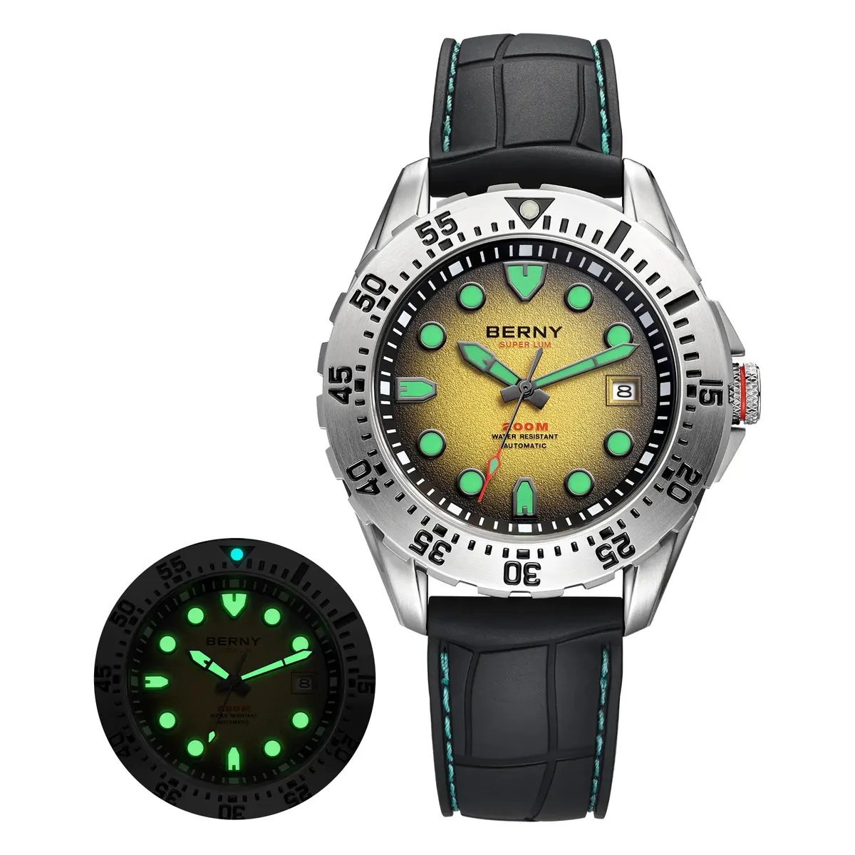 Montre Berny AM151M Automatique – Jaune