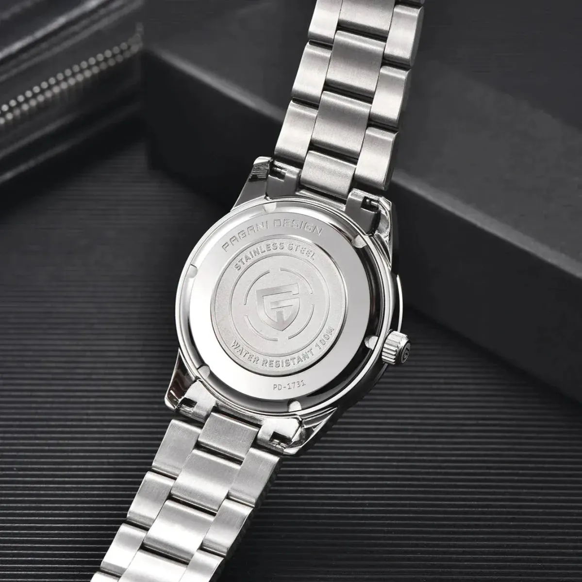 Montre Pagani Design Quartz 38 mm – Bleu ciel