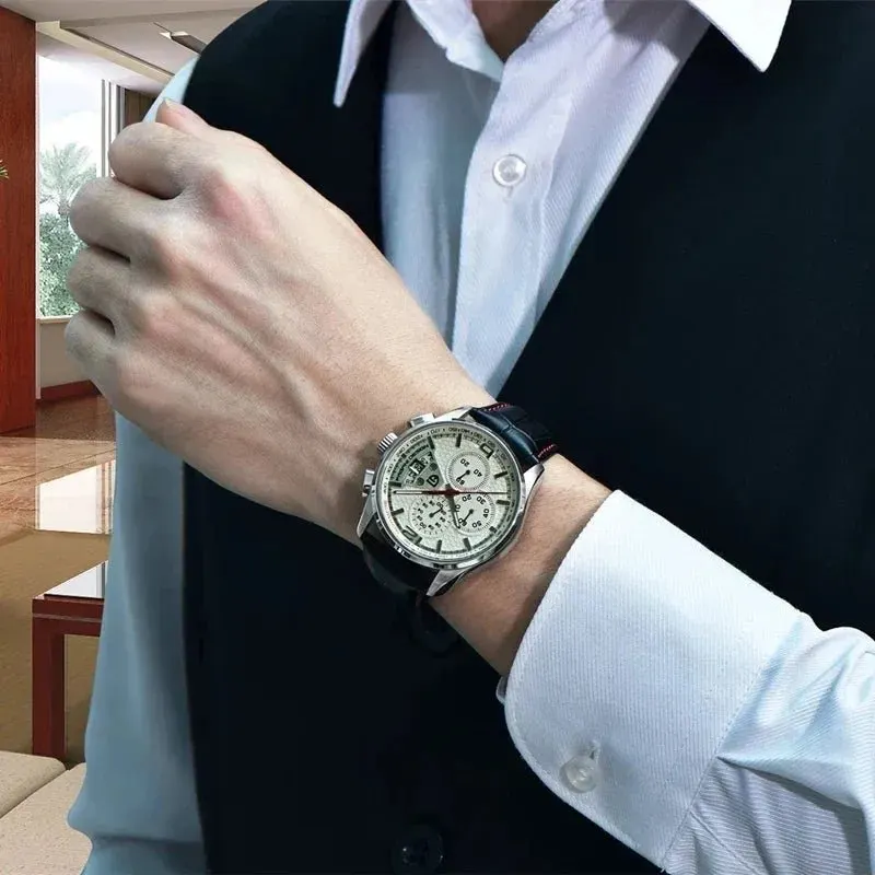 Montre Pagani Design Quartz 44 mm – Blanc