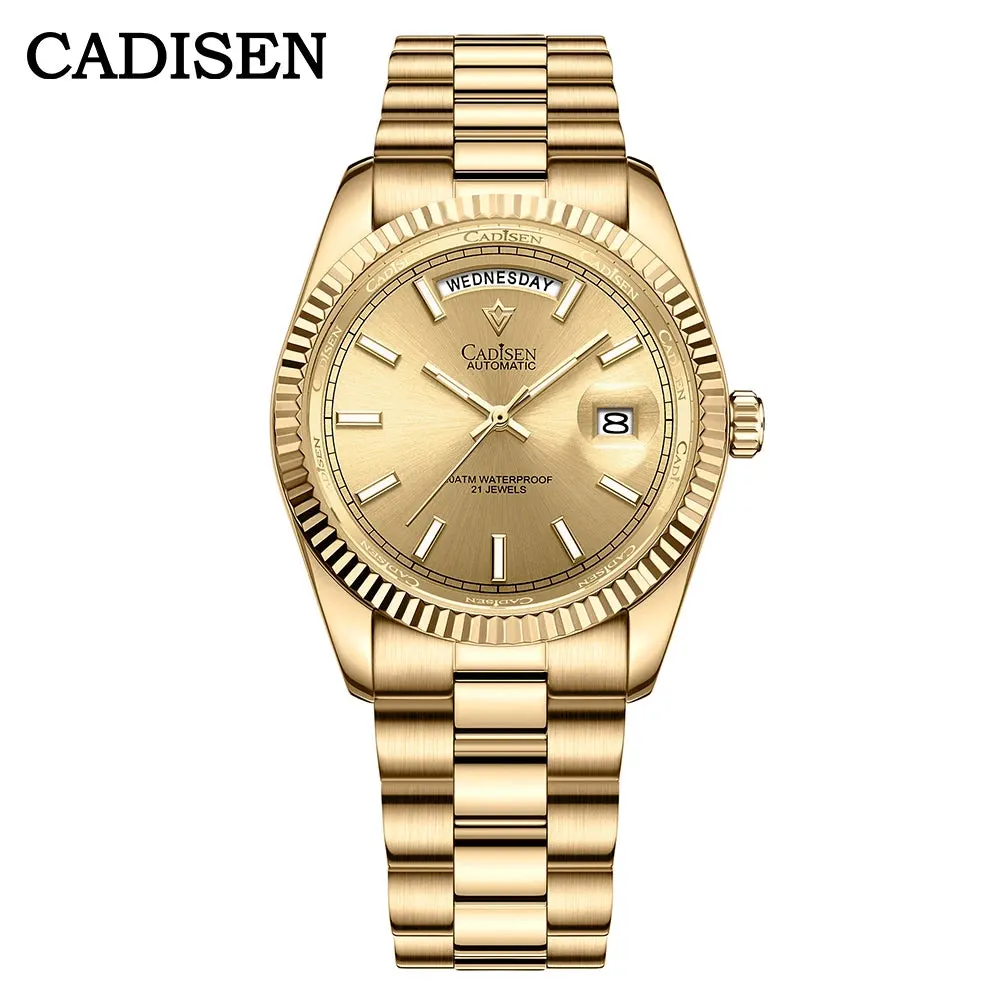 Montre Cadisen C8215 Automatique 40 mm – Or
