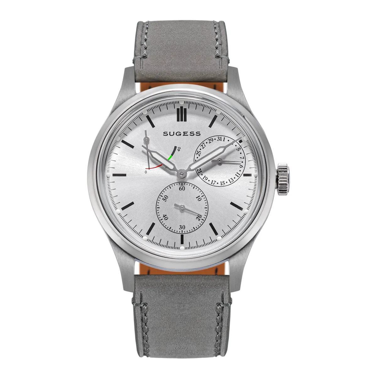 Montre Sugess S458 Automatique 40 mm – Cadran argent