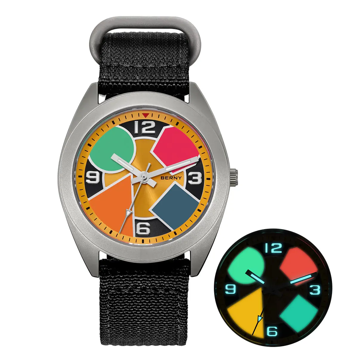 Montre Berny T2570M Quartz – Jaune