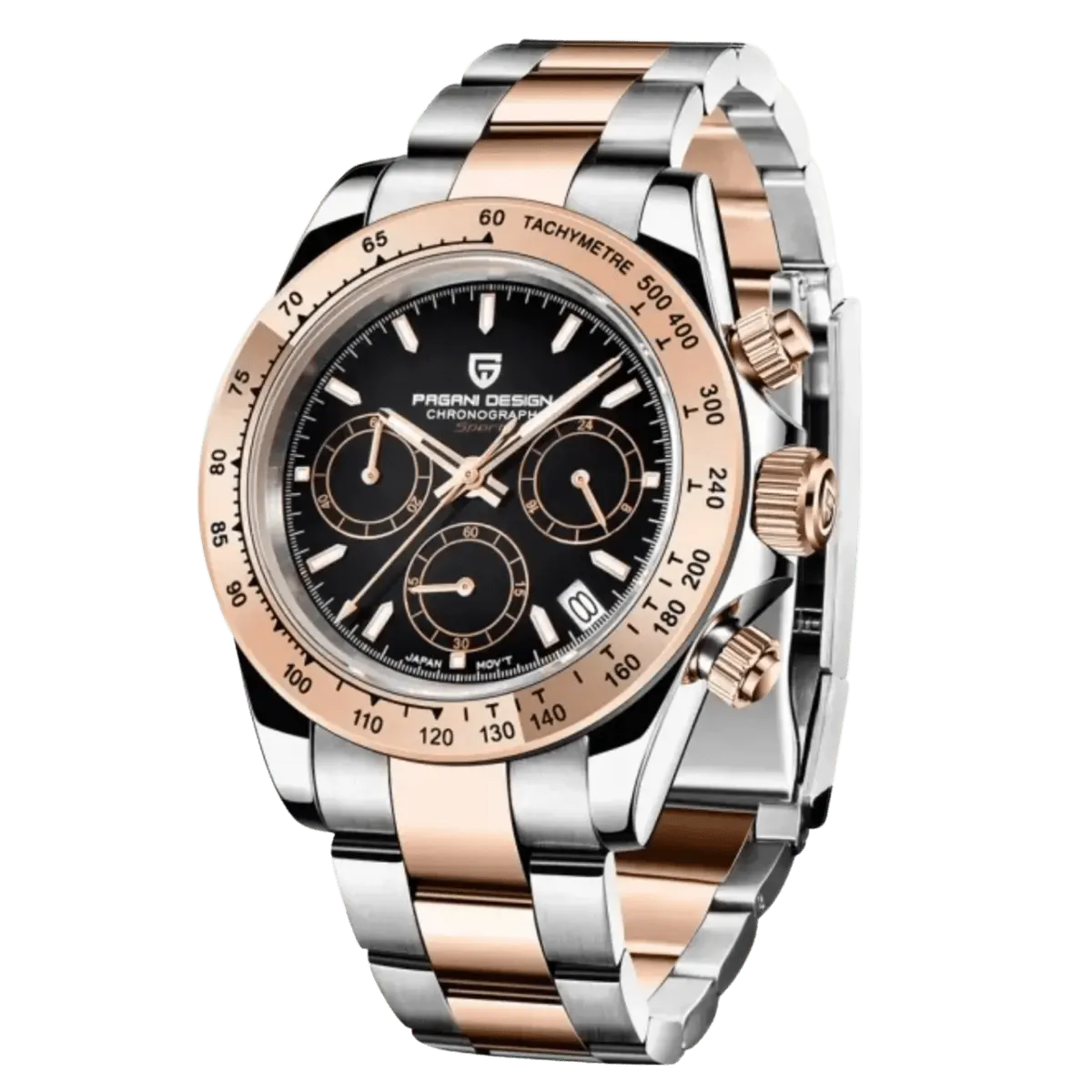 Montre Pagani Design PD-1644 Méca-quartz 40 mm – Noir