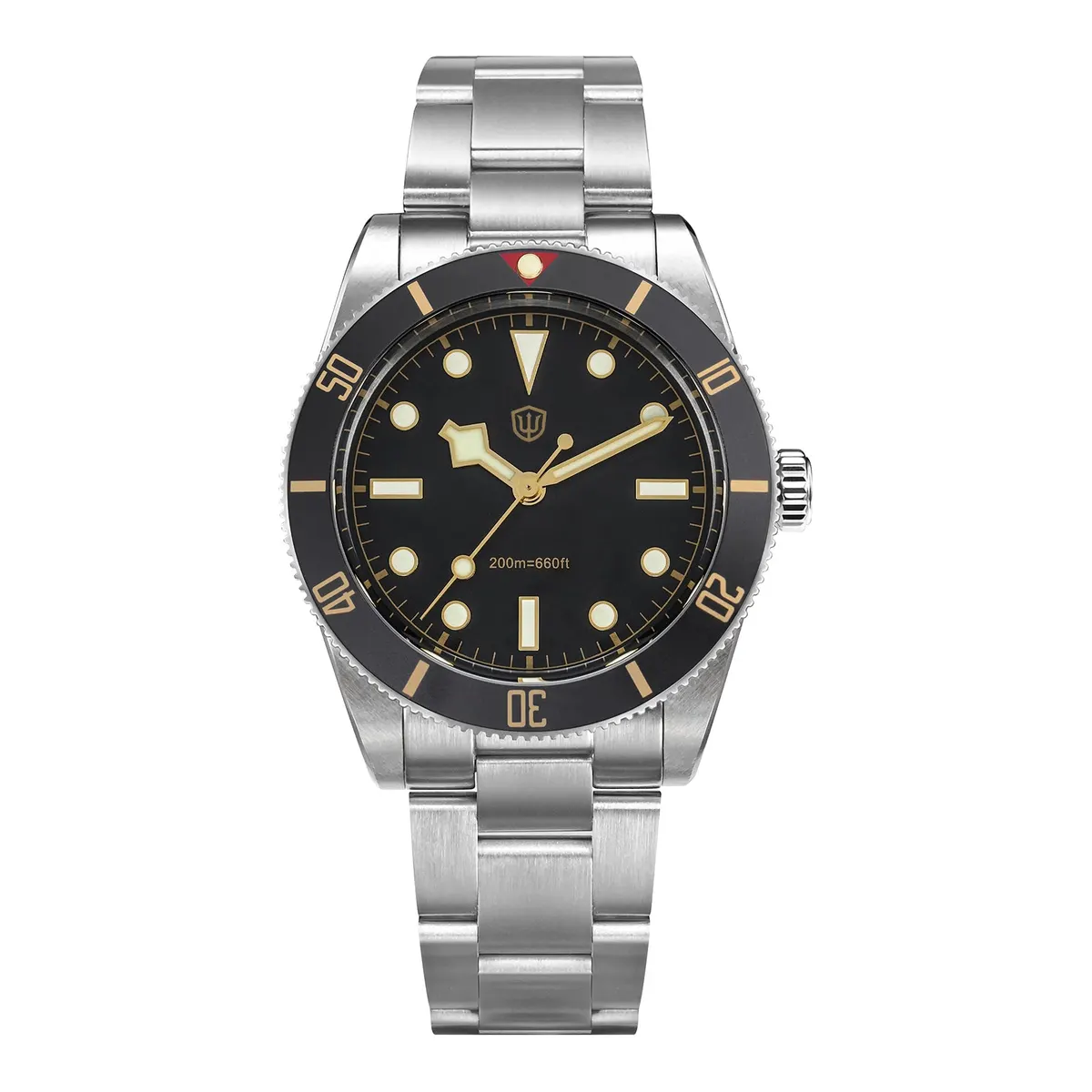 Montre Watchdives WD7922 Quartz 37 mm – Lunette noire