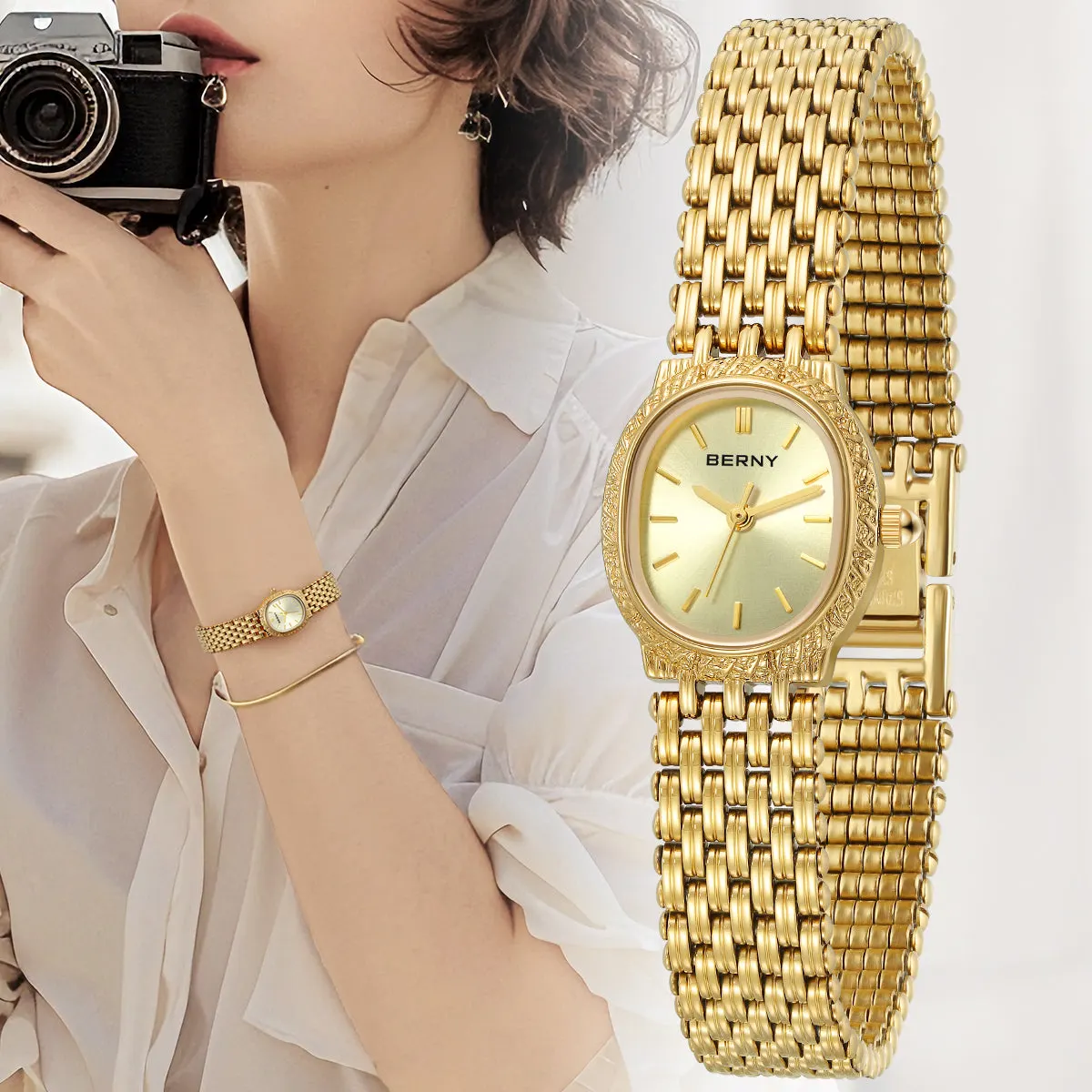 Montre Berny 2136L – Jaune