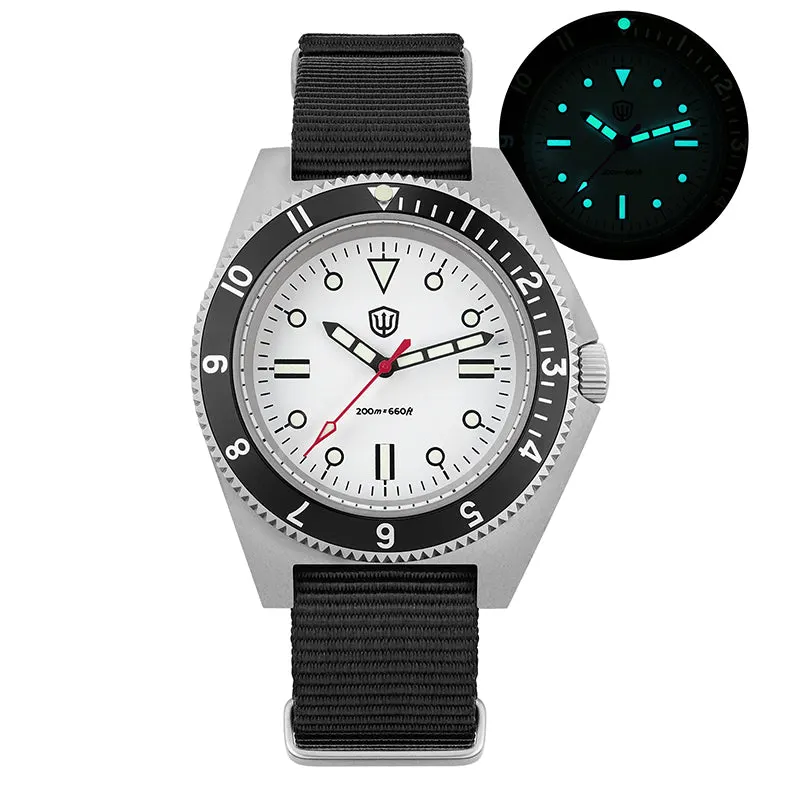 Montre Watchdives WD1972 Quartz 40,9 mm – Blanc