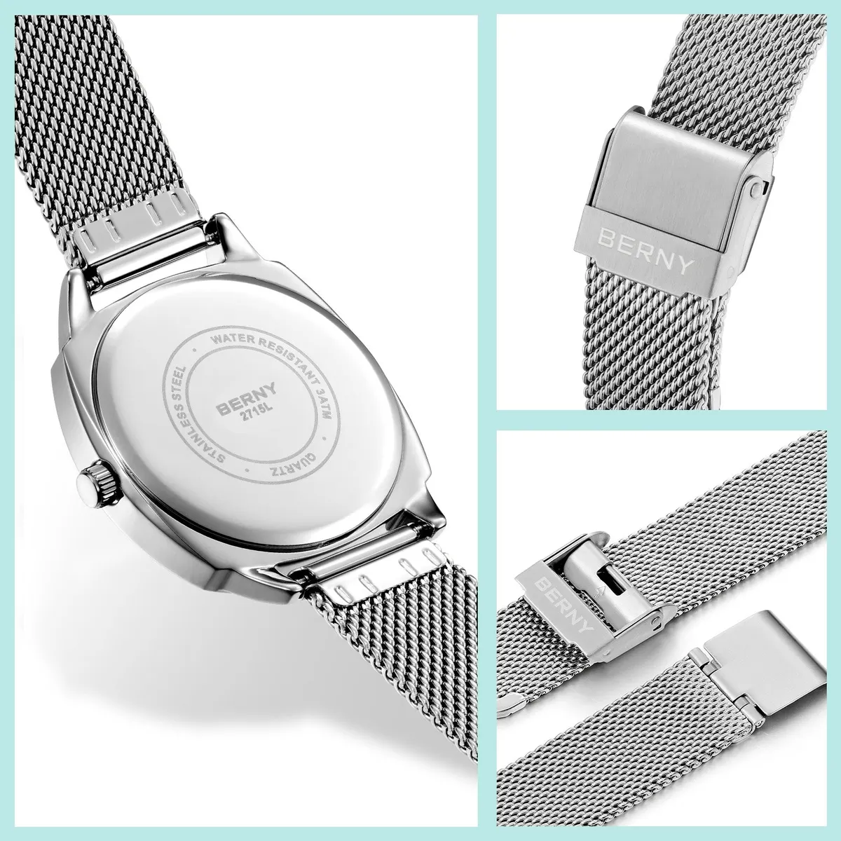 Montre Berny 2715L – Bleu clair