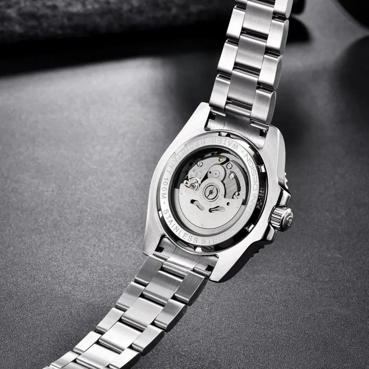 Montre Pagani Design PD-1651 Automatique 40 mm – Bleu / Bracelet jubilé
