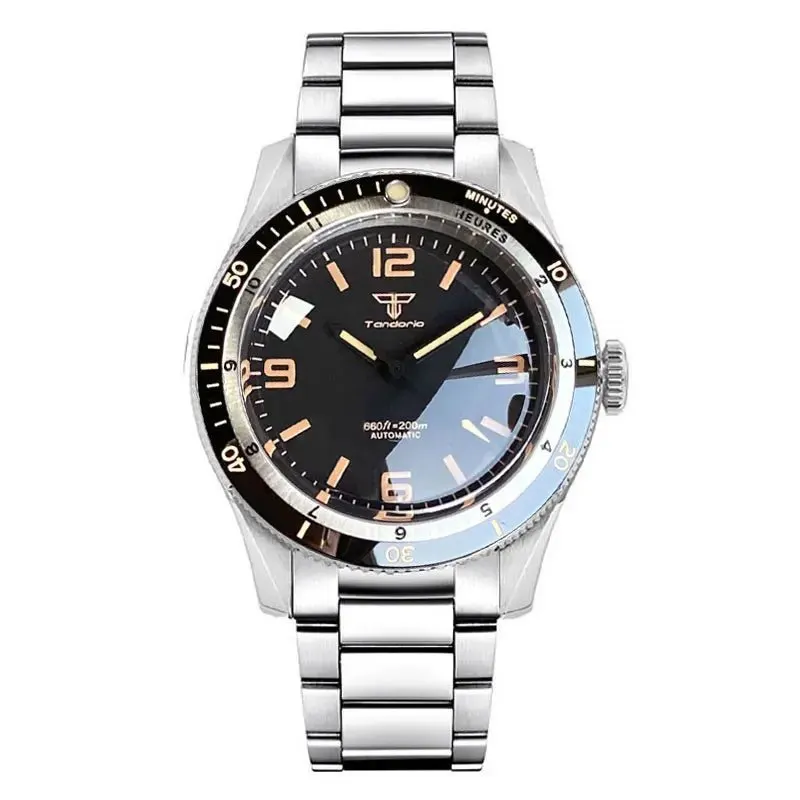 Montre Tandorio TD225 Automatique 40 mm – Noir acier / PT5000