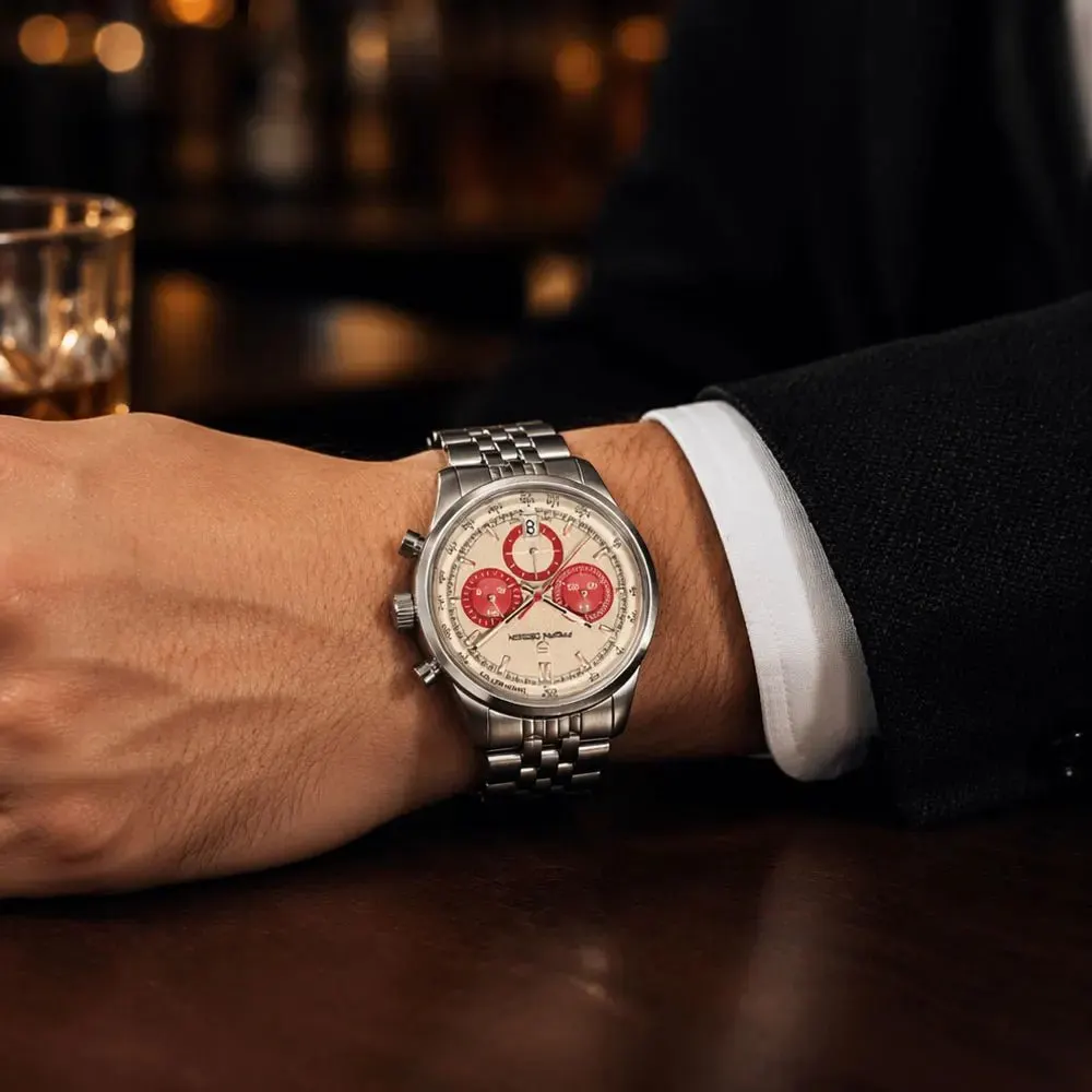 Montre Pagani Design Méca-quartz 41 mm – Jaune