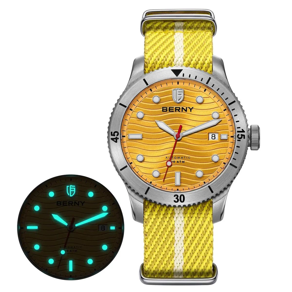 Montre Berny AM134MRNY Automatique – Jaune