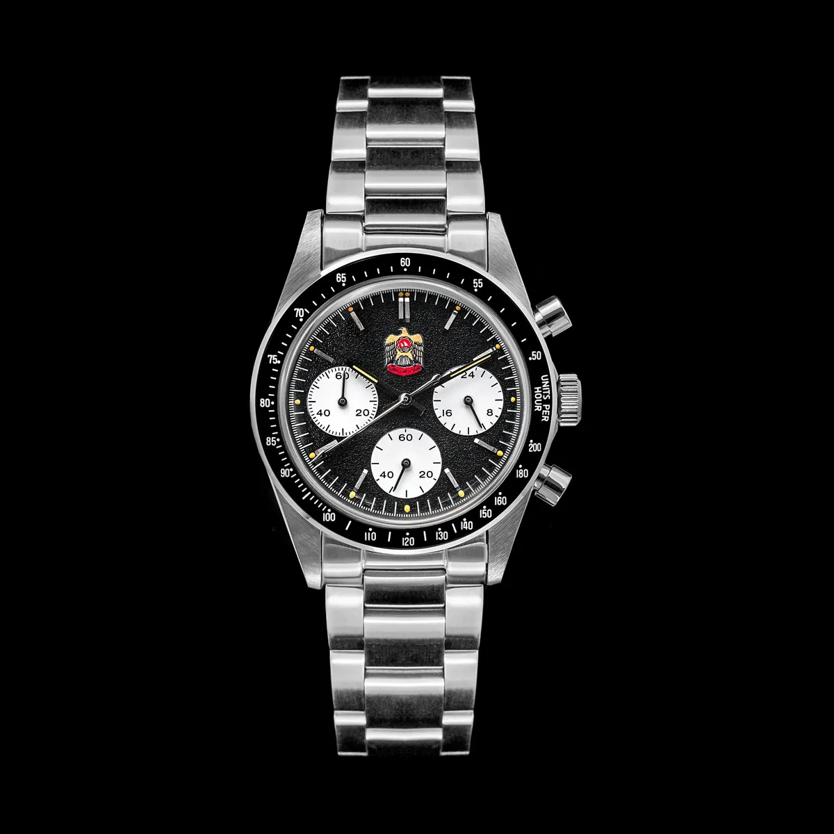 Montre Thorn T010 Méca-quartz 37 mm – Cadran noir · Lunette noire
