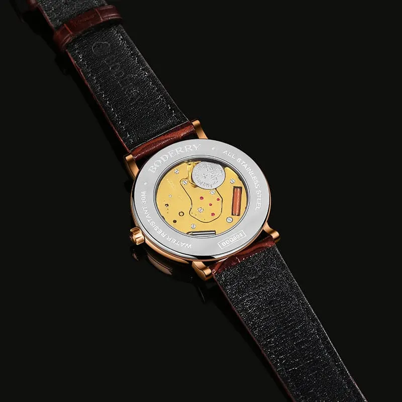 Montre Boderry Quartz 40 mm – Marron