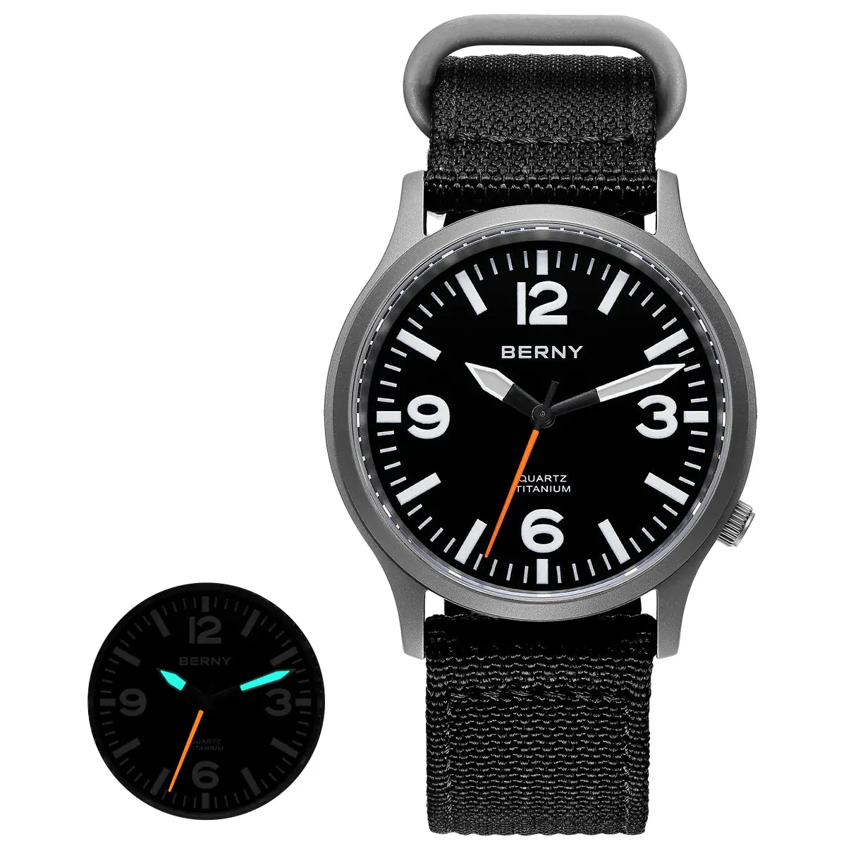 Montre Berny T2576M Quartz – Noir