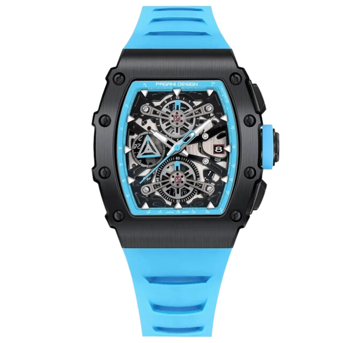 Montre Pagani Design PD-YS011 Quartz 39,5 mm – Bleu / Noir