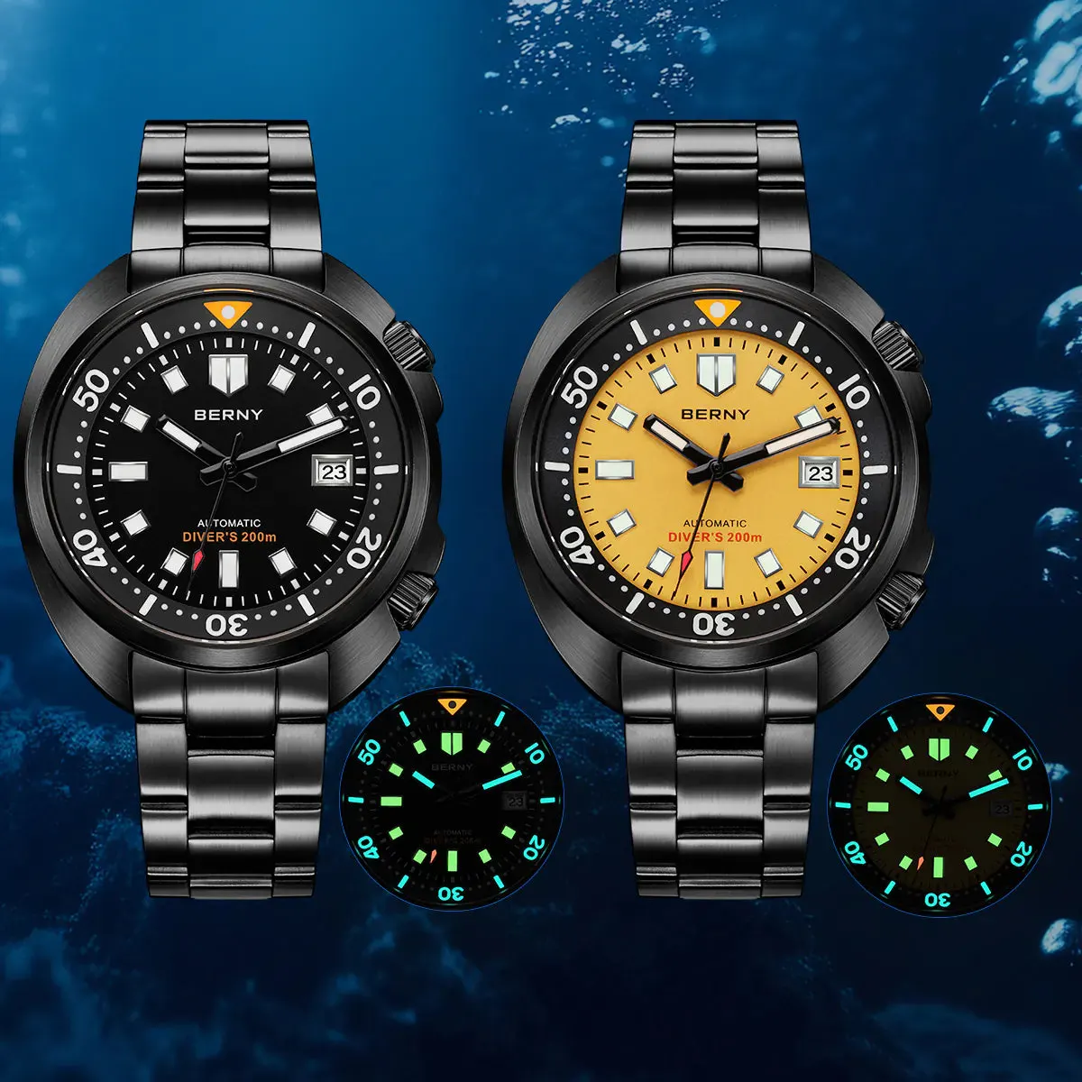 Montre Berny AM1970MS-BLK – Noir