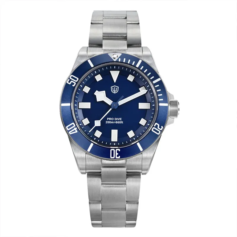 Montre Watchdives WD1969 Quartz 38 mm – Bleu